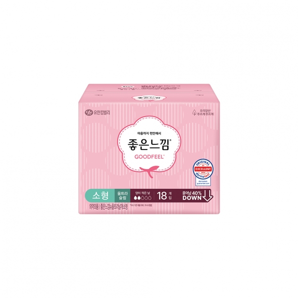 좋은느낌 오리지널 울트라날개 소형 18매 x 3팩