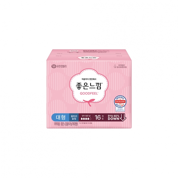 좋은느낌 오리지널 울트라날개 대형 16매 x 3팩