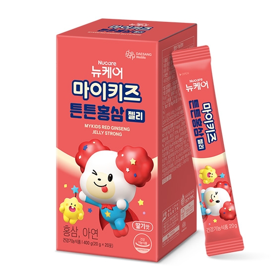 마이키즈 튼튼 홍삼 젤리 (20gx20포)/25일분, 1박스
