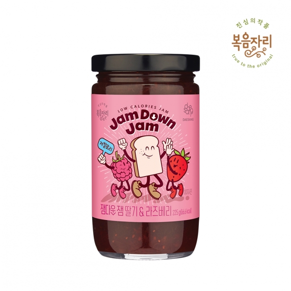 복음자리 저칼로리 잼다운잼 딸기&라즈베리225g 복음자리 저칼로리 잼다운잼 딸기&라즈베리225g