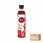 [박스] 청정원 홍초 석류 900ml x12개입