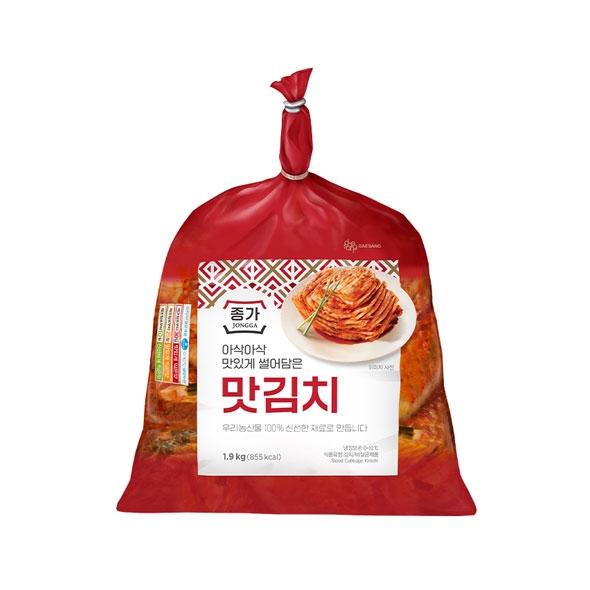종가 썰어담은 맛김치 1.9kg