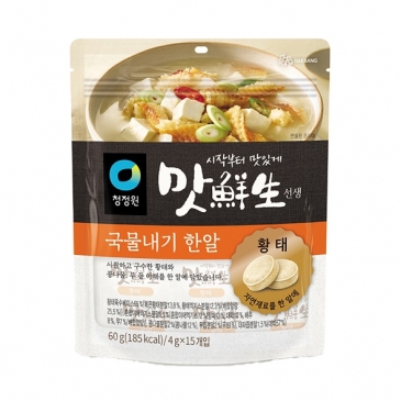청정원 맛선생 황태 국물내기 한알 60g(15입)