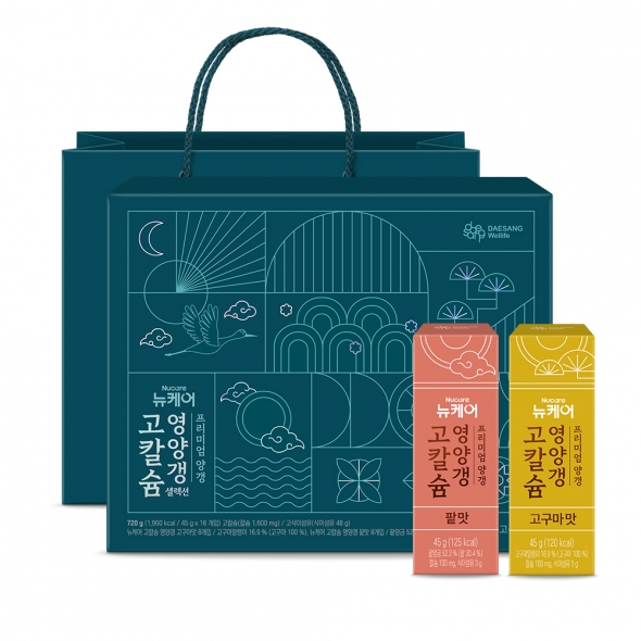 대상웰라이프 고칼슘 영양갱 셀렉션 (45gx16입)