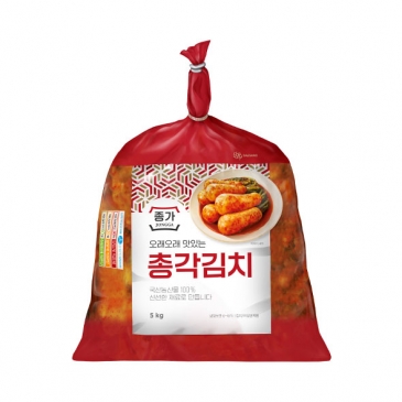 (라이브) 종가 오래오래 맛있는 총각김치 5kg