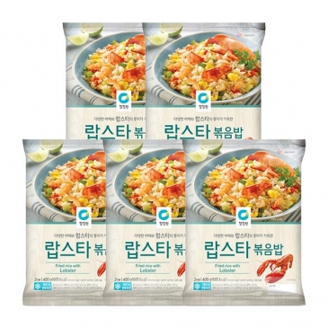 청정원 랍스터볶음밥 400g x5개