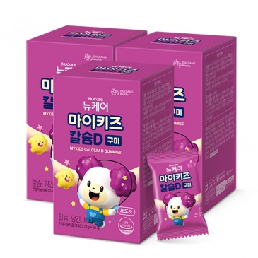 마이키즈 칼슘D 구미 (4gx60박스)/20일분, 3박스