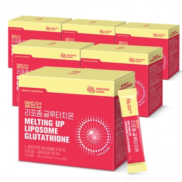 대상웰라이프 멜팅업 리포좀 글루타치온 파우더 (3.5gx30포), 6박스