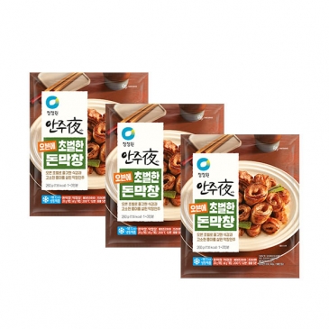 청정원 안주夜 오븐에 초벌한 돈막창 260g x3개