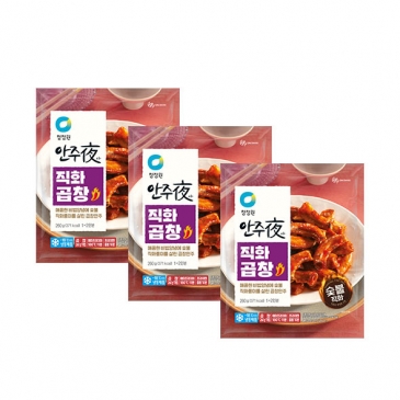 청정원 안주夜 논현동포차스타일 직화곱창 260gx3