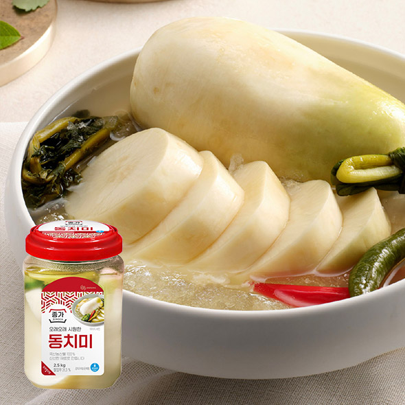 [타임특가] 종가 시원한 동치미 2.5kg(PET)