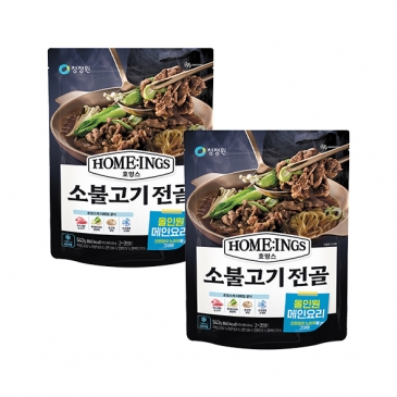 청정원 호밍스 서울식 소불고기전골 650gx2개