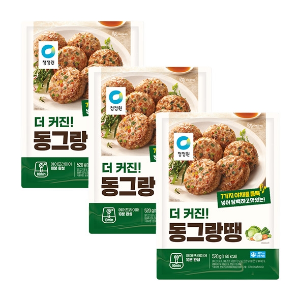 청정원 더 커진 동그랑땡 520gx3