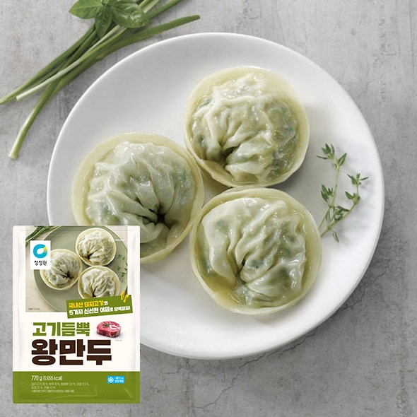 [타임특가] 청정원 민속 왕만두 770g
