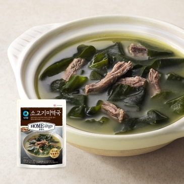 청정원 호밍스 소고기미역국 450g