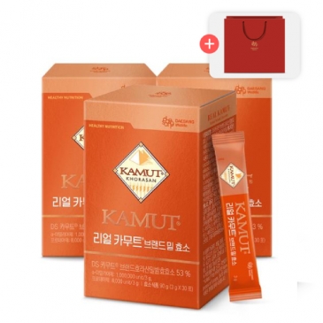 대상웰라이프 리얼 카무트 브랜드 밀 효소 (3gx30포), 3박스