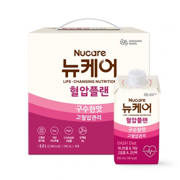뉴케어 혈압플랜 구수한맛 (200mlx16팩), 1박스