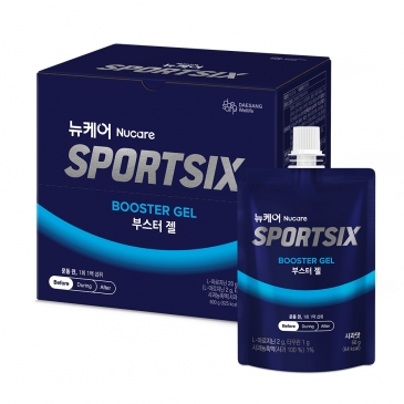 [운동 전] 뉴케어 스포식스 부스터젤(60gx10팩), 1박스