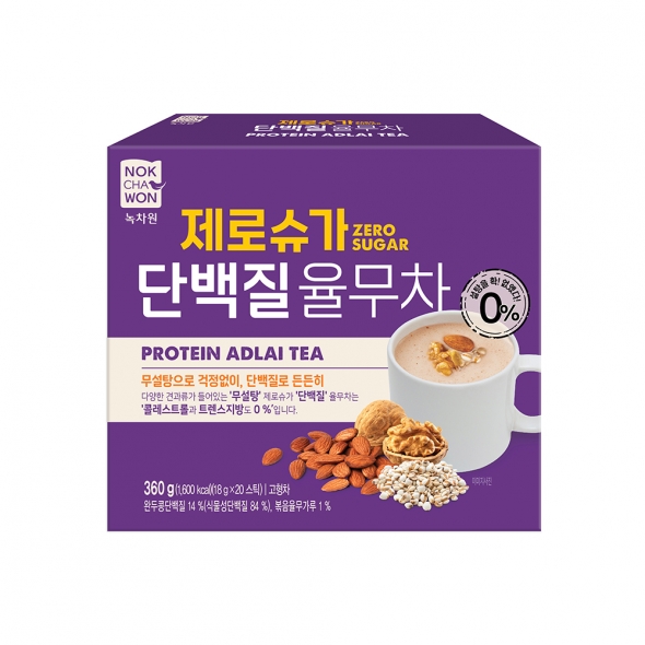 [녹차원] 제로슈가 단백질율무차 20스틱