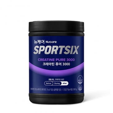[운동 후] 뉴케어 스포식스 크레아틴 퓨어 3000 300g, 1박스
