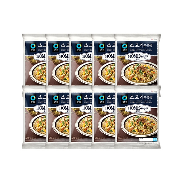 청정원 호밍스 소고기 볶음밥 420g x10개