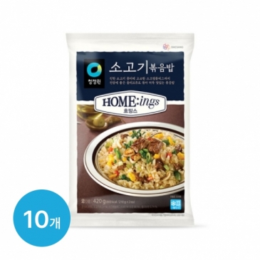 청정원 호밍스 소고기 볶음밥 420g x10개