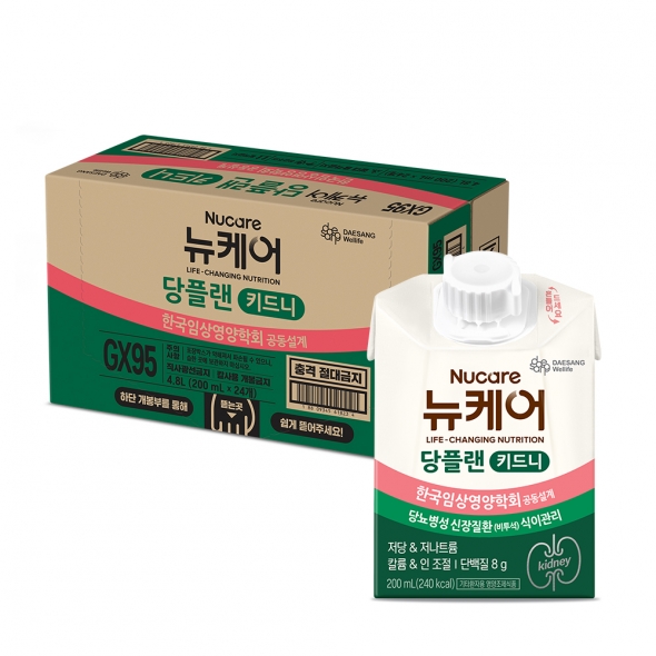 뉴케어 당플랜 키드니 (200mlx24팩) 1박스 / 당뇨&신장 식이관리 균형영양식 뉴케어 당플랜 키드니 (200mlx24팩) 1박스 / 당뇨&신장 식이관리 균형영양식