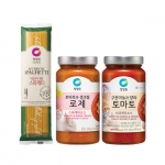 청정원 스파게티면 500g + 스파게티 소스 600g 2종(토마로,로제)