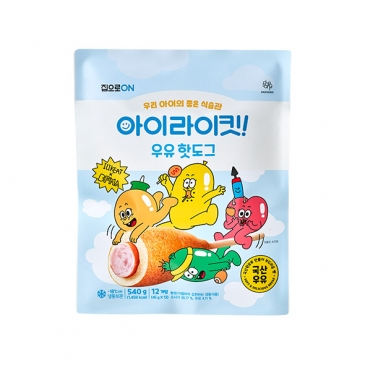 집으로ON 아이라이킷 우유핫도그 540g(스티커 증정)