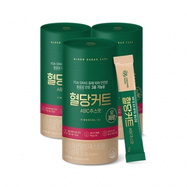 대상웰라이프 혈당커트 ABC주스맛 (15gx30포), 3박스