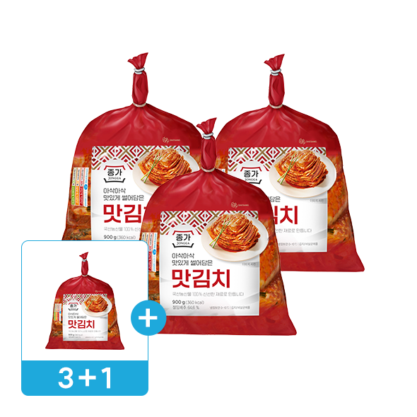 (3+1) 종가 맛김치 900g (3+1) 종가 맛김치 900g