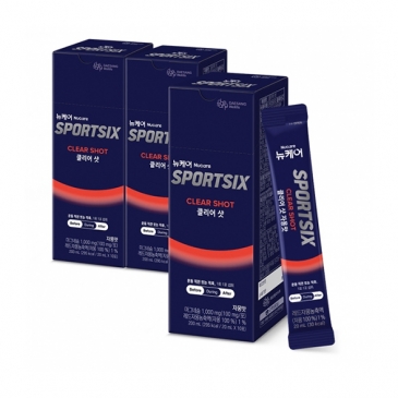 [운동 전&middot;후] 뉴케어 스포식스 클리어샷(20mlx10포), 3박스