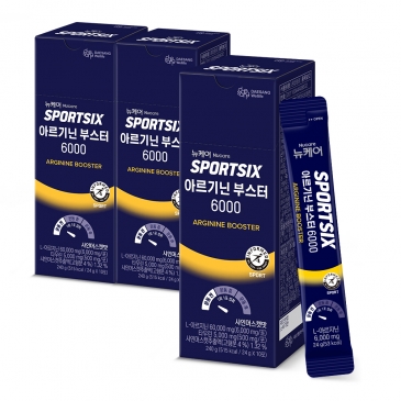 뉴케어 스포식스 아르기닌 부스터 6000 (24gx10포), 3박스