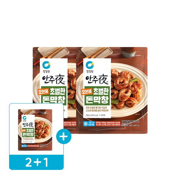 (2+1) 안주夜 오븐에초벌한돈막창(RTC) 260g (2+1) 안주夜 오븐에초벌한돈막창(RTC) 260g