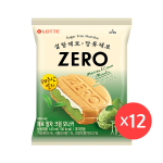 [롯데][빙과][무배] ZERO 모나카 말차 12개