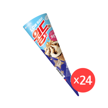 [롯데][빙과][무배] 월드콘 바닐라 저당 24개