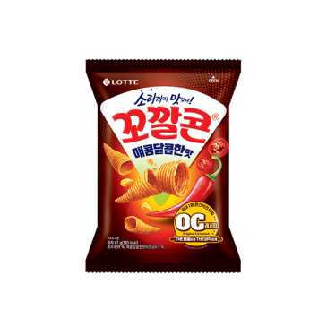 [롯데웰푸드]꼬깔콘 매콤달콤한맛 67g CVS전용 (12개입)