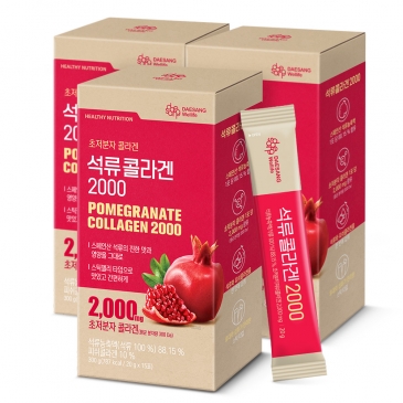 [콜라겐 2000mg] 대상웰라이프 석류콜라겐 2000 (20gx15포), 3박스