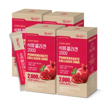 ★특가★ 대상웰라이프 고함량 초저분자 석류콜라겐 2000 (20g×15포), 4ea