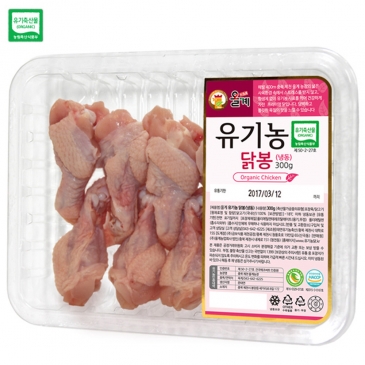 [올계] 유기농 닭봉(냉동) 300g x 2ea
