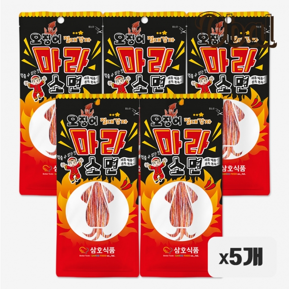 [오발] 마라소면18g (삼호) x5개