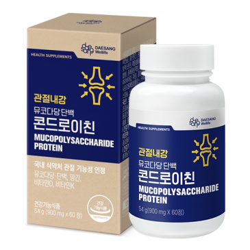 [7일특가]대상웰라이프 관절내강 뮤코다당 단백 콘드로이친(용기) (900 mgx60정) /30일분