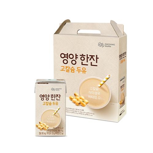 대상웰라이프 영양 한잔 고칼슘 두유 (150mlx24팩), 1박스 대상웰라이프 영양 한잔 고칼슘 두유 (150mlx24팩), 1박스