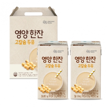 대상웰라이프 영양 한잔 고칼슘 두유 (150mlx24팩), 2박스