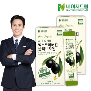 네이처드림 리얼 유기농 엑스트라버진 올리브오일 스틱 10g x 14포 2박스/아르베키나 스페인 올리브유