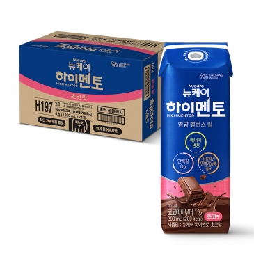 뉴케어 하이멘토 초코맛 (200mlx24입), 1박스 [소비기한26.11]