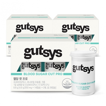 대상웰라이프 것시스 혈당 컷 프로 (350mgx28캡슐), 3박스