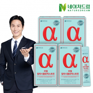 네이처드림 리얼 알파시클로덱스트린 3g 14포 4박스 / 알파CD 제로파우더