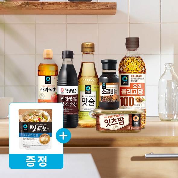 가정의달 청정원 감사세트(J1호) + (증정) 청정원 멸치디포리 국물내기 한알 100g