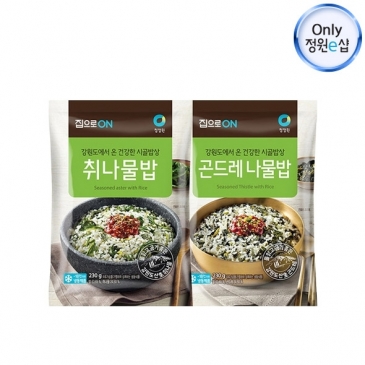 집으로ON 나물밥 2종 SET x 15개